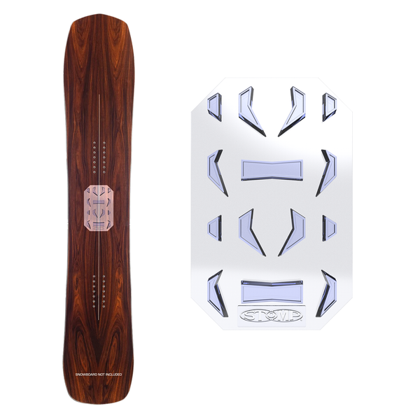 Snowboard Stomp Pad : Clear : Traction : KNOBBY