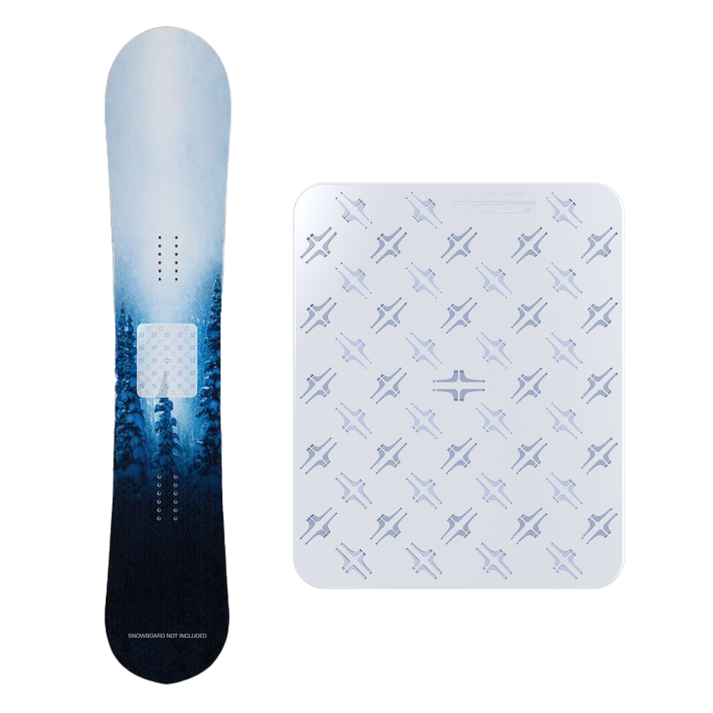 Snowboard Stomp Pad : Clear : PRO MAT - QUAD PLATE