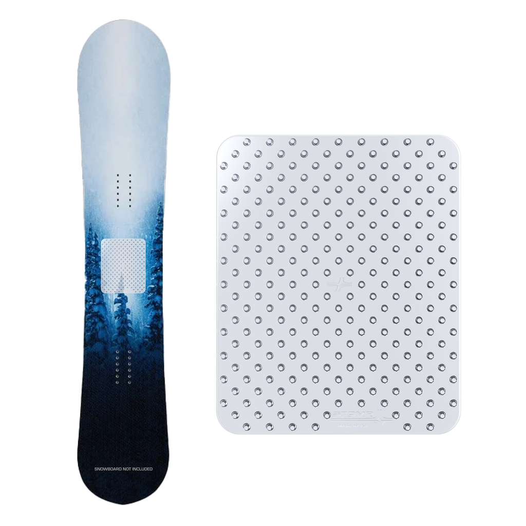 Snowboard Stomp Pad : Clear : Spiked : PRO MAT - VOLCANO