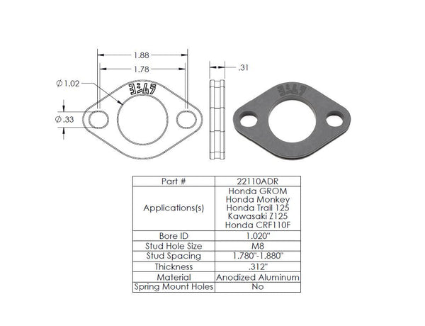 SS FLANGE FOR 19600-401D (19600SDR)