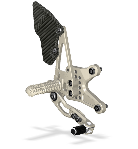 Rear Set Kit, 1290 KTM Superduke 14-19 , Aero Hard 806110G
