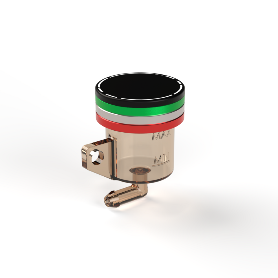 KBIKE Clutch fluid cap tricolore TS039