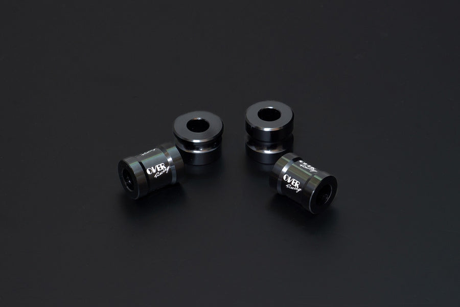 OVER Racing Axle Collars for Stock Wheels Black GROM(21-)/DAX125(22-23)(24-) | 82-223-90B image 1