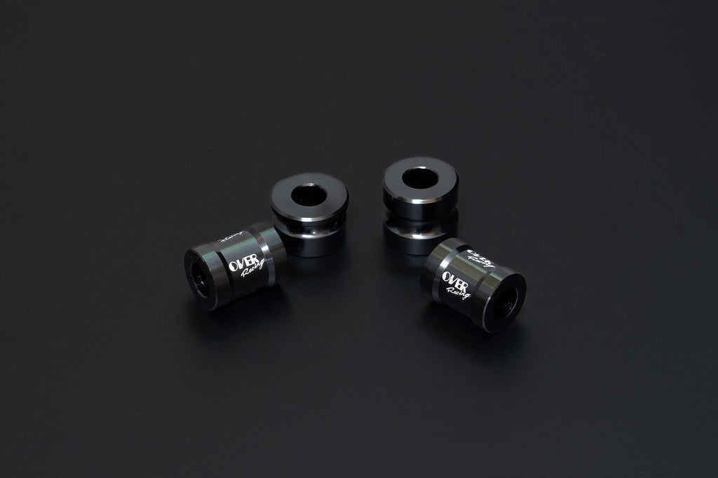 OVER Racing Axle Collars for Stock Wheels Black GROM(21-)/DAX125(22-23)(24-) | 82-223-90B image 1