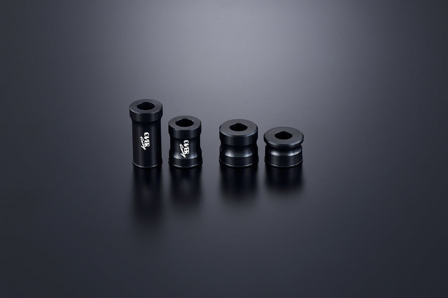 OVER Racing Axle Collars for OVER Racing Wheels Black GROM(21-)/DAX125(22-23)(24-) | 82-223-91B image 1