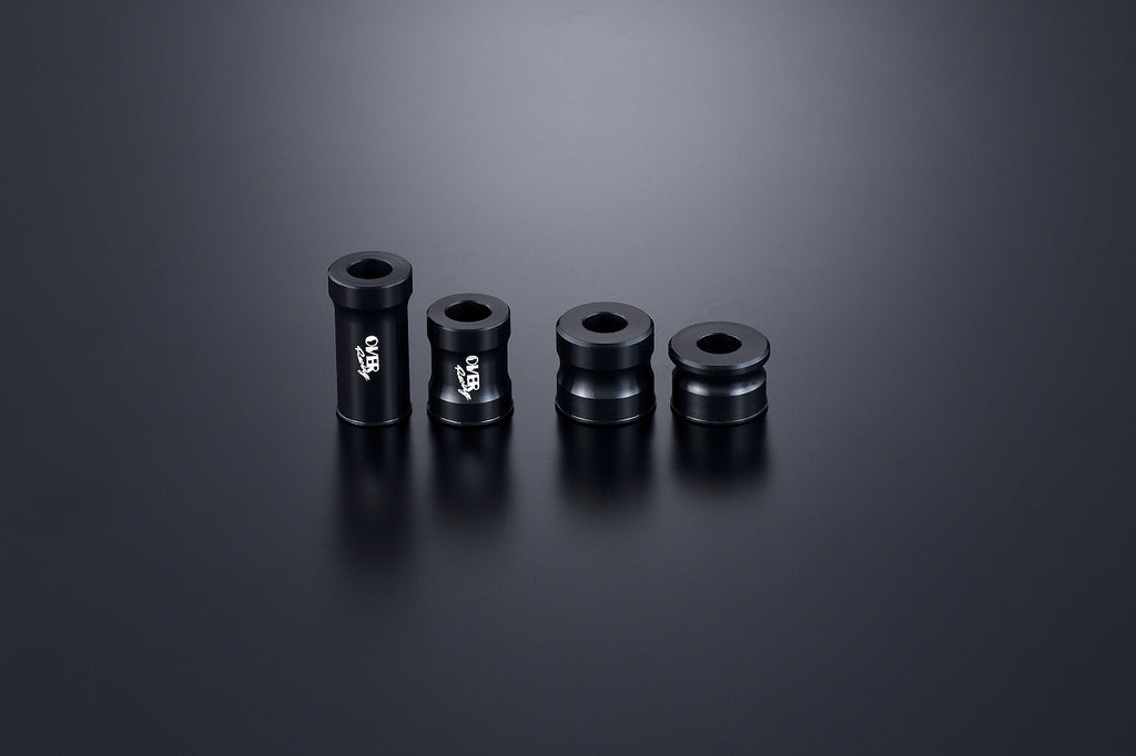 OVER Racing Axle Collars for OVER Racing Wheels Black GROM(21-)/DAX125(22-23)(24-) | 82-223-91B image 1