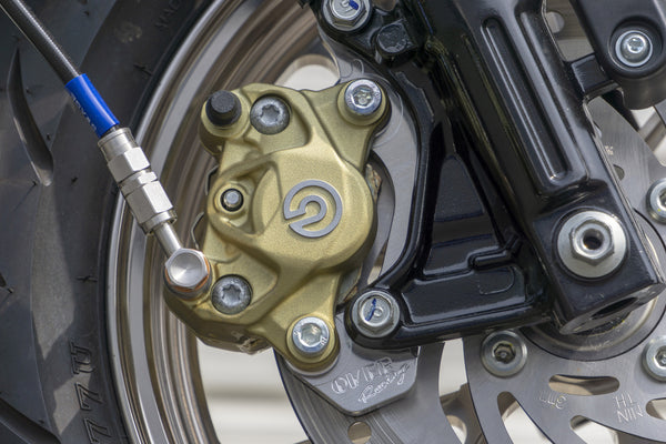 OVER Racing Front Caliper Bracket Brembo 2-Piston (Crab)for Silver MONKEY125/GROM(21-) | 83-012-12 image 3
