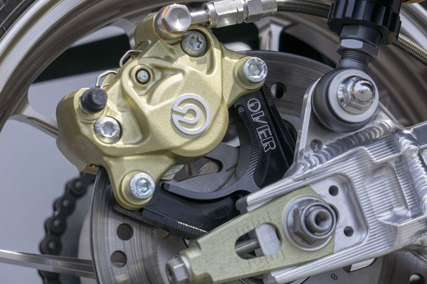 OVER Racing Rear Caliper Bracket Brembo 2-Piston (Crab) UP Black Monkey125 | 83-012-21B image 2