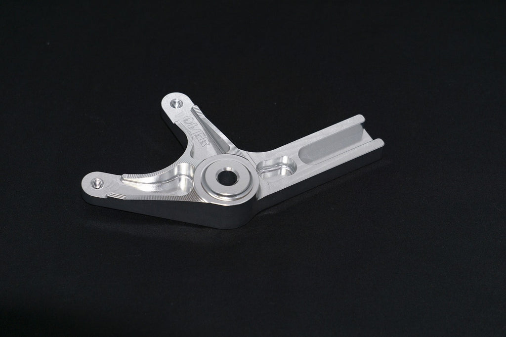 OVER Racing Rear Caliper Bracket Brembo 2-Piston (Crab) UP Silver Monkey125 | 83-012-21 image 1