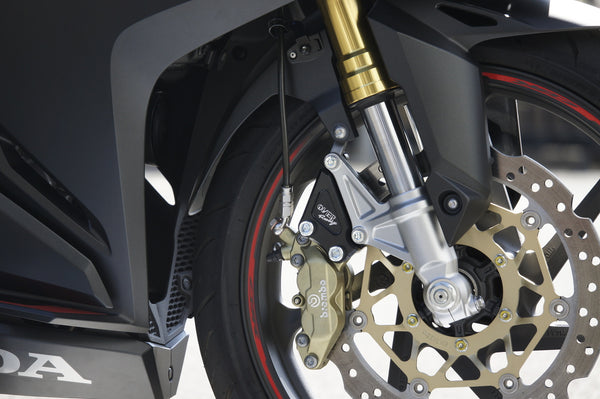 OVER Racing Front Caliper Bracket Brembo 4-Pistonfor Black CBR250RR | 83-02-11B image 3
