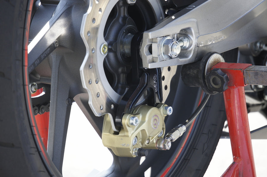 OVER Racing Rear Caliper Bracket Brembo 2-Pistonfor Black CBR250RR | 83-02-21B image 1