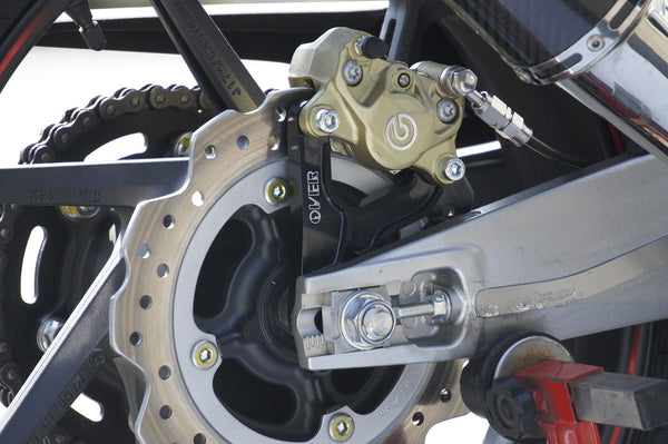 OVER Racing Rear Caliper Bracket Brembo 2-Pistonfor Black CBR250RR | 83-02-21B image 4