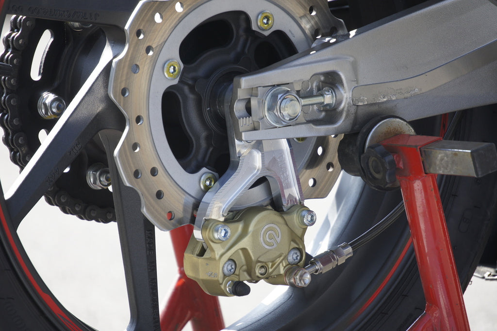 OVER Racing Rear Caliper Bracket Brembo 2-Pistonfor Silver CBR250RR | 83-02-21 image 1