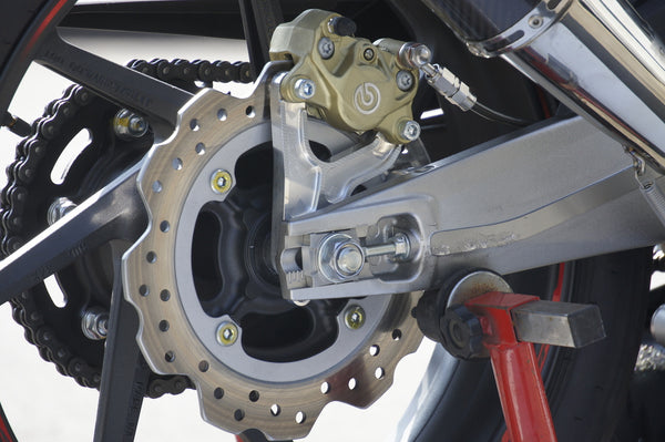 OVER Racing Rear Caliper Bracket Brembo 2-Pistonfor Silver CBR250RR | 83-02-21 image 3
