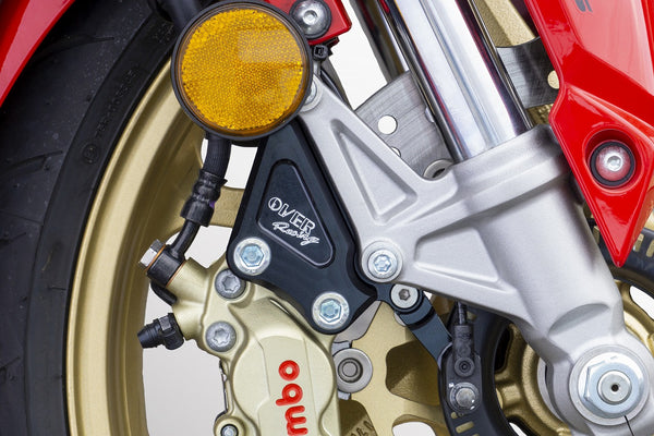 OVER Racing Front Caliper Bracket Brembo 4-Pistonfor Black CBR250RR ABS | 83-021-11B image 2