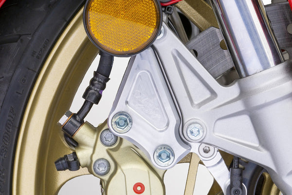 OVER Racing Front Caliper Bracket Brembo 4-Pistonfor Silver CBR250RR ABS | 83-021-11 image 2