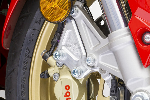 OVER Racing Front Caliper Bracket Brembo 4-Pistonfor Silver CBR250RR ABS | 83-021-11 image 3