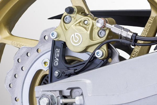 OVER Racing Rear Caliper Bracket Brembo 2-Pistonfor Black CBR250RR ABS | 83-021-21B image 3