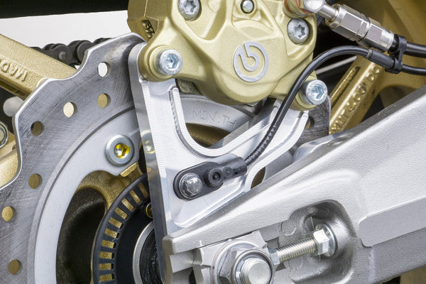 OVER Racing Rear Caliper Bracket Brembo 2-Pistonfor Silver CBR250RR ABS | 83-021-21 image 1