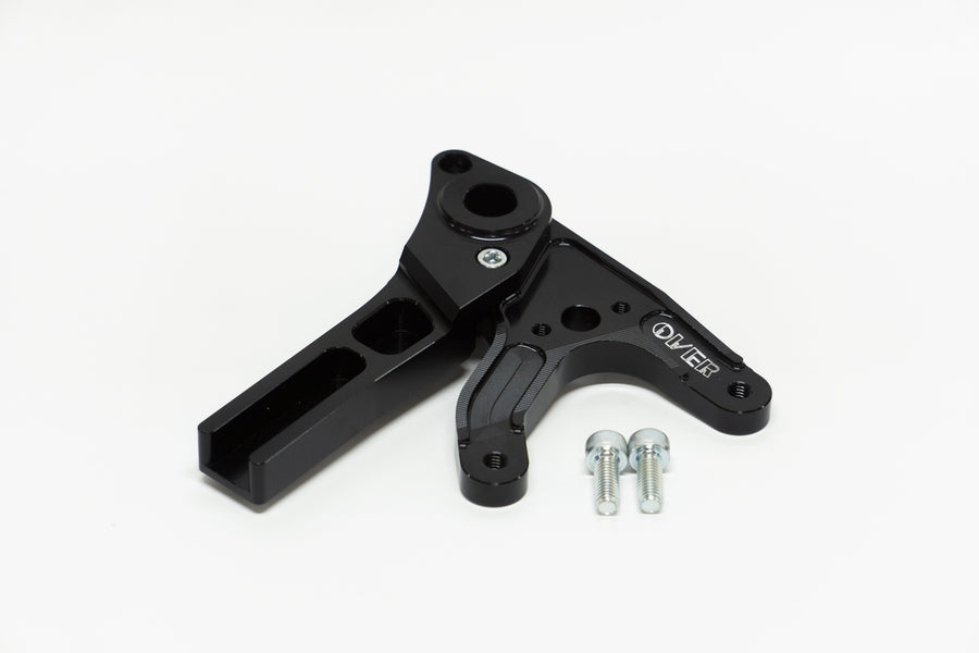 OVER Racing Rear Caliper Bracket Brembo 2-Piston for Black CBR400R(16-18)(19-) | 83-102-21B image 1