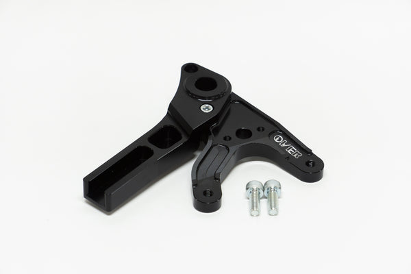 OVER Racing Rear Caliper Bracket Brembo 2-Piston for Black CBR400R(16-18)(19-) | 83-102-21B image 1