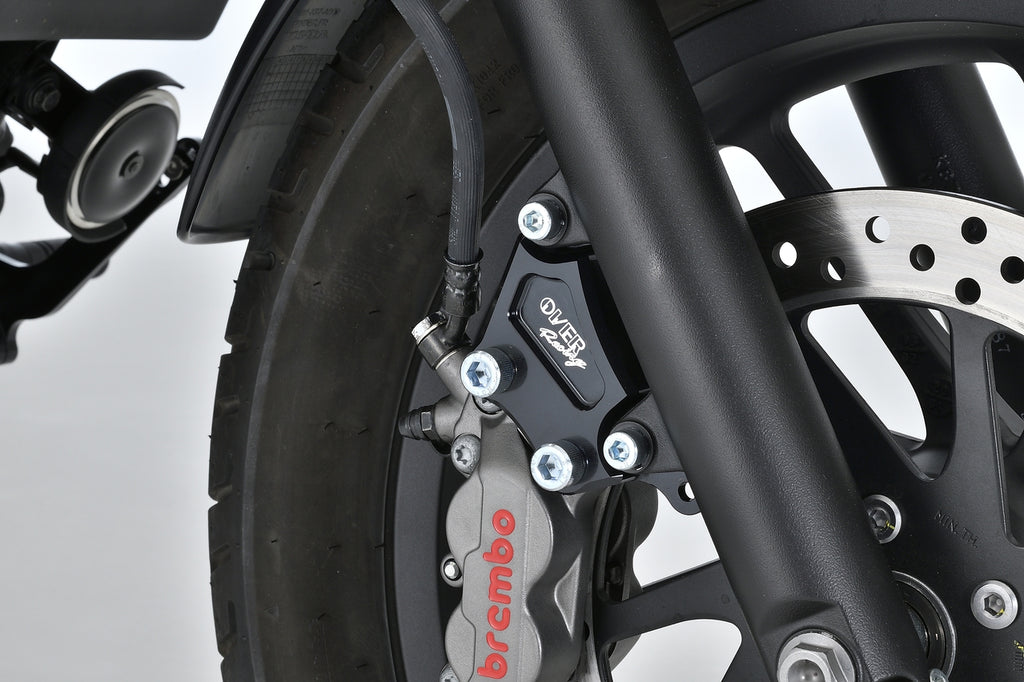 OVER Racing Front Caliper Bracket Brembo 4-Piston for Black Rebel250(17-)/500(17-) | 83-13-11B image 1