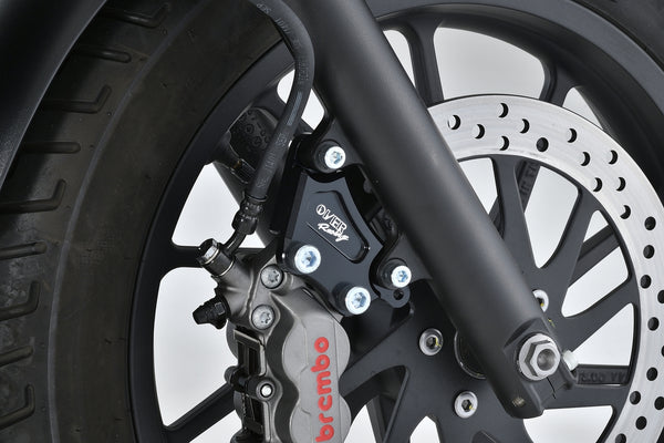 OVER Racing Front Caliper Bracket Brembo 4-Piston for Black Rebel250(17-)/500(17-) | 83-13-11B image 2