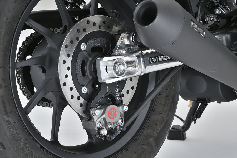 OVER Racing Rear Caliper Bracket Brembo 2-Piston for Black Rebel250(17-)/500(17-) | 83-13-21B image 1