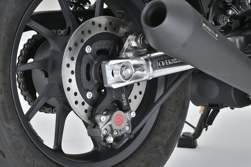OVER Racing Rear Caliper Bracket Brembo 2-Piston for Black Rebel250(17-)/500(17-) | 83-13-21B image 1