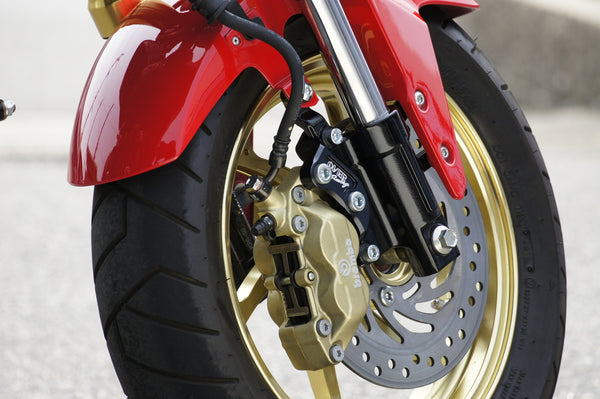 OVER Racing Front Caliper Bracket Black Brembo 4-Piston for GROM | 83-22-11 image 2