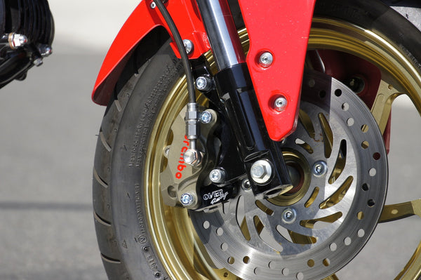 OVER Racing Front Caliper Bracket Black Brembo 2-Piston for GROM | 83-22-12 image 3