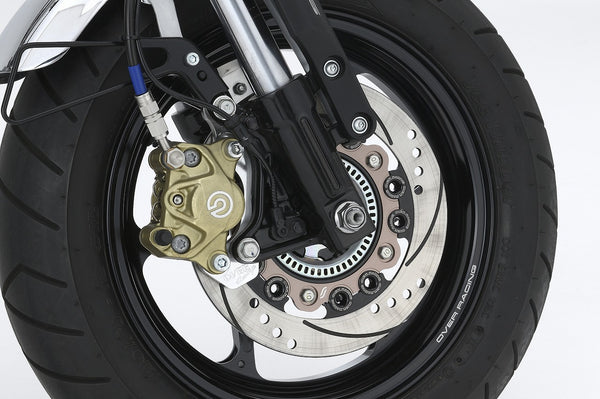 OVER Racing OVER/SUNSTAR Full-Floating Brake Disc & Dedicated Caliper BracketSilver GROM(21-)/Monkey125(with ABS)/DAX125 | 83-223-14FD image 2