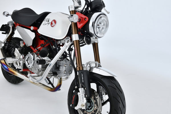 OVER Racing Radial-Mount Front Fork Bottoms Silver ABS GROM/Monkey125 | 83-223-41 image 2