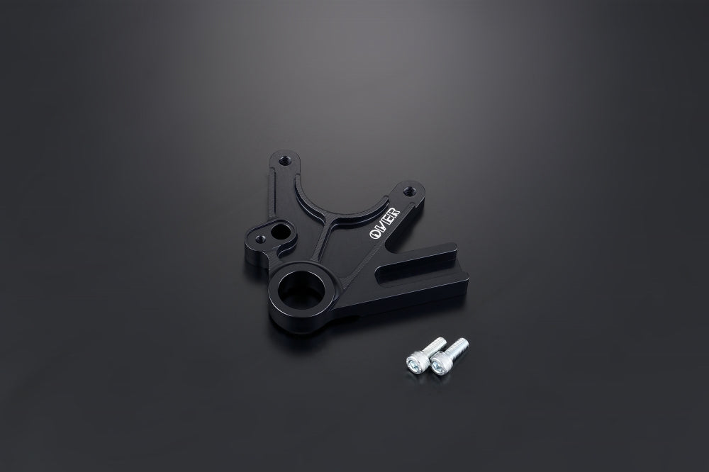 OVER Racing RearCaliper Bracket for Brembo 2-Piston Caliper UP Black MT-09(21-23) | 83-452-21B image 1