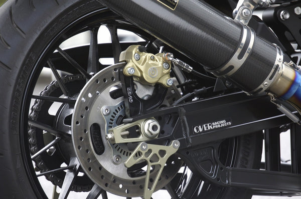 OVER Racing Rear Caliper Bracket for Brembo 2-Piston Caliper Black Z900RS | 83-71-21B image 2
