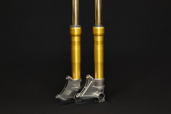 OVER Racing Radial-Mount Front Fork Bottoms Öhlins Conventional Fork for Titan ZRX1200DAEG | 83-811-41T image 2