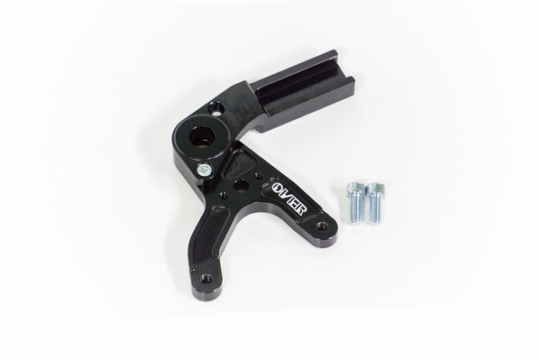 OVER Racing Rear Caliper Bracket for Brembo 2-Piston Caliper Black Ninja ZX-25R/SE/25RR | 83-86-21B image 8