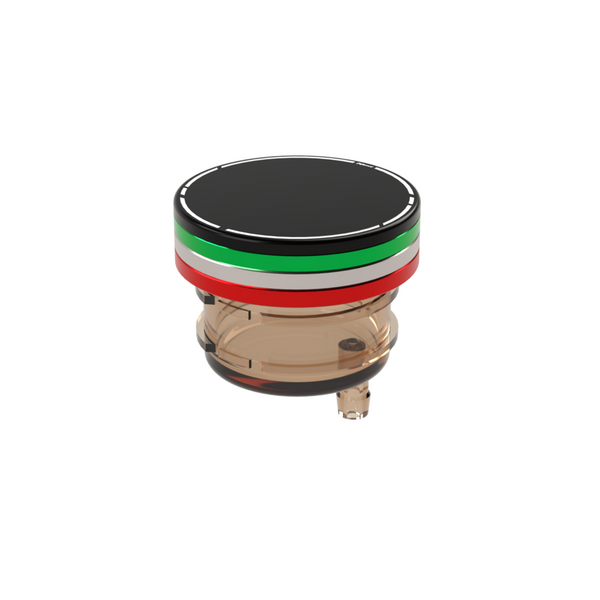 KBIKE Rear brake fluid cap Multistrada/Diavel tricolore TS037
