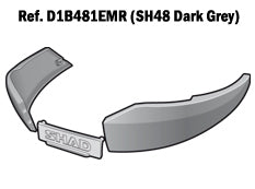 SHAD Sh48 Side Band Dark Grey – D1B481EMR