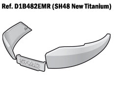 SHAD Grey Titanium Sh48 Side Band – D1B482EMR