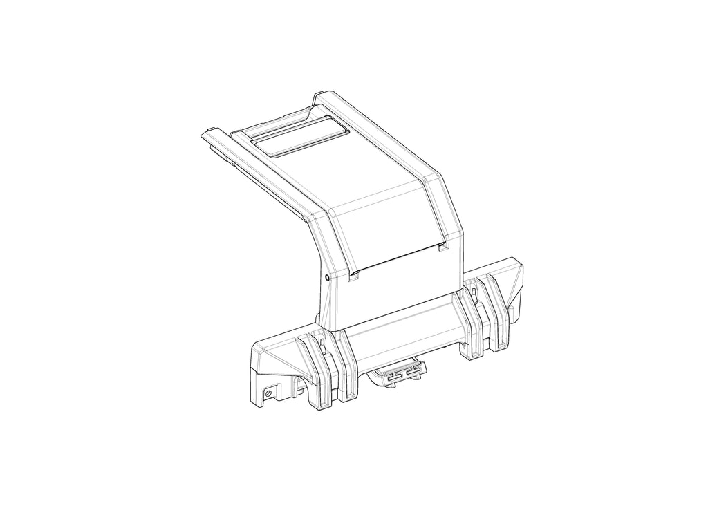 SHAD Lower  Part Tr47 Locking System – D1TR47MIR