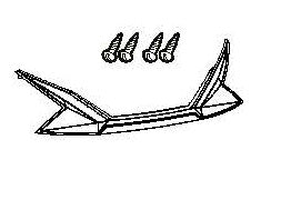 SHAD Sh47 White Reflector – D1B47CAR