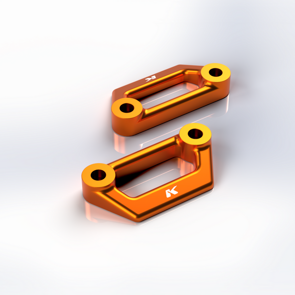 KBIKE Replacement plates passenger footrests TSV1