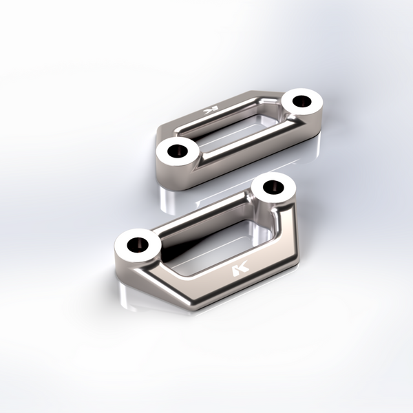 KBIKE Replacement plates passenger footrests TSV1