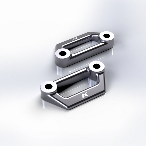 KBIKE Replacement plates passenger footrests TSV1