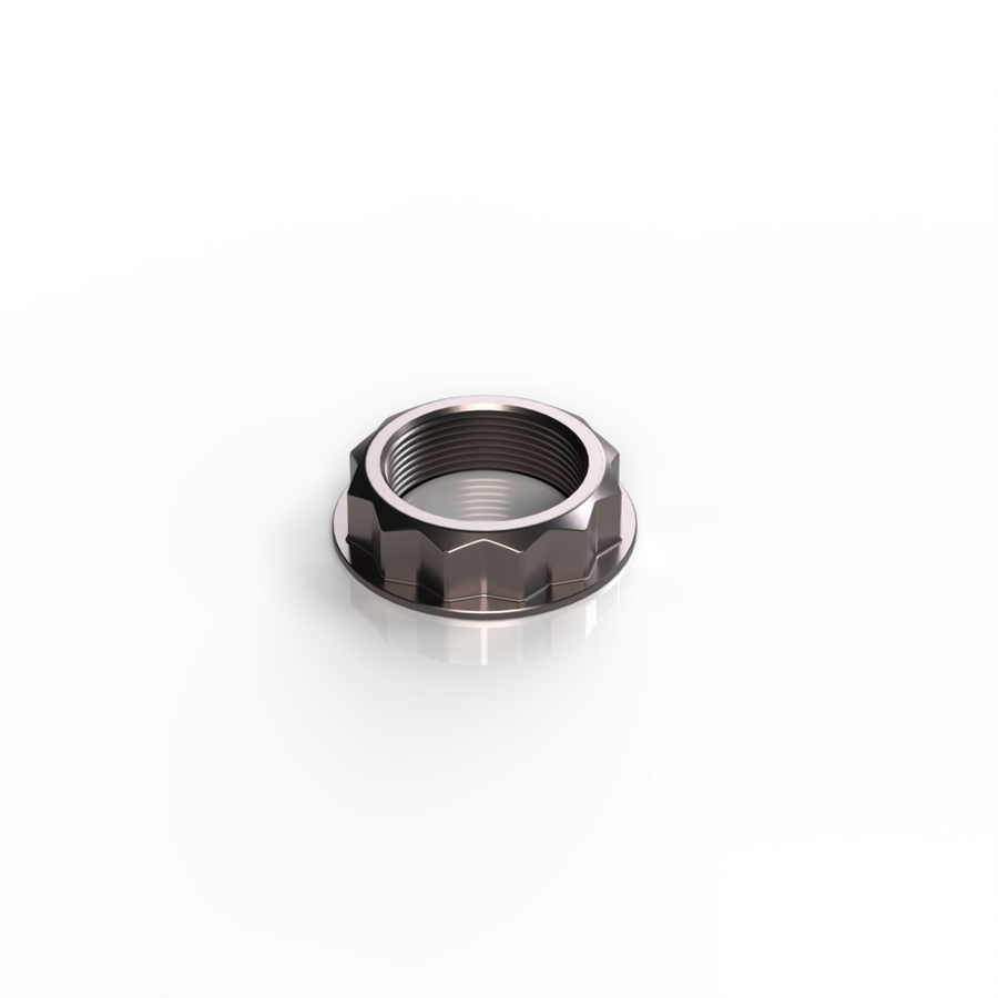 KBIKE Rear wheel nut M30x1.5 in Titanium DM30x1.5TIT