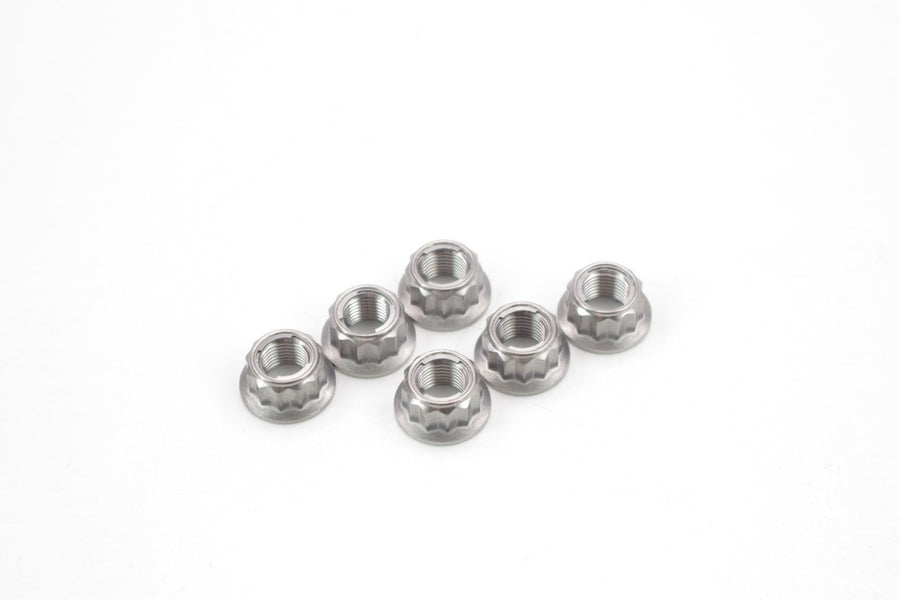 KBIKE Chain sprocket carrier nuts in titanio M10x1 Pos. 6