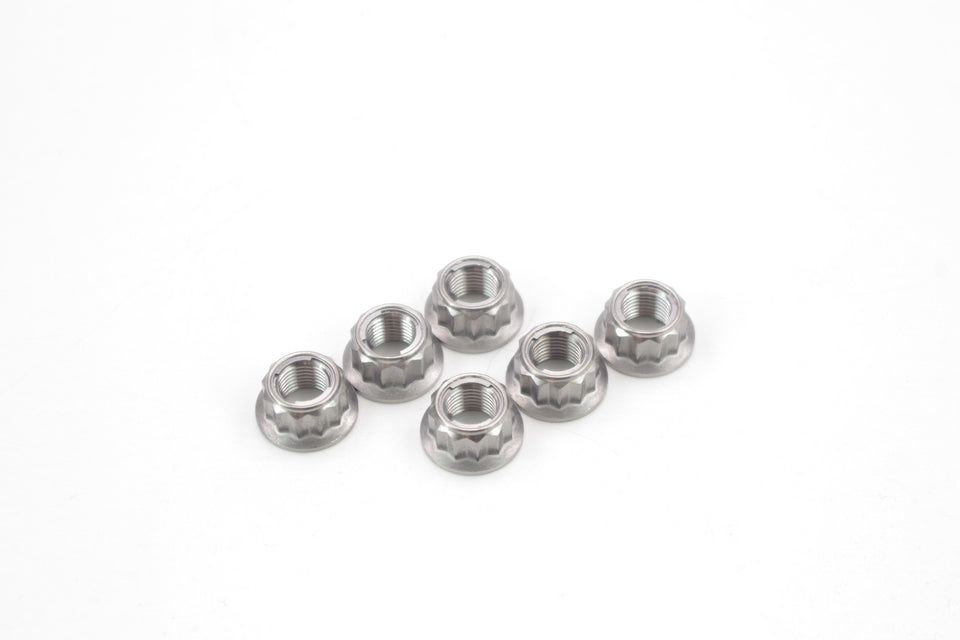 KBIKE Chain sprocket carrier nuts in titanio M10x1 Pos. 6