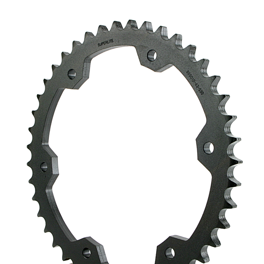 Superlite 520 Conversion - RSX Series Black Steel Rear Triumph Sprocket - SKU# 86901RX