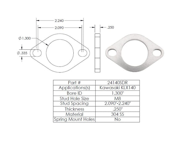 SS FLANGE FOR 19600-401D (19600SDR)